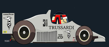 Helmet of Aguri Suzuki by Muneta & Cerracín