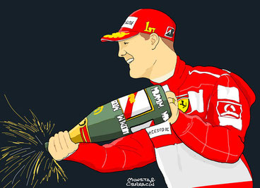 Michael Schumacher by Muneta & Cerracín