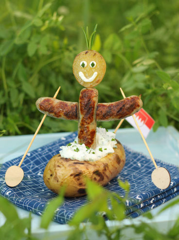 Gegrillter Ruderer