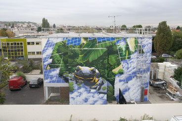 Mural pour la Sociéte "Axe étanchéité"- Rosny sous bois -    JB & LOOP