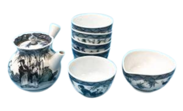 新潟市　買取　石田企画　染付茶器