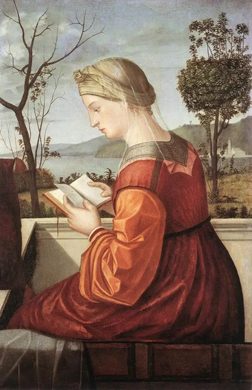 ꧁ Vittore Carpaccio, La Vierge lisant, c. 1505-1510 ꧂
