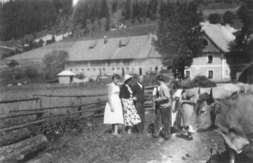 die ersten Sommergäste beim Jakobbauer