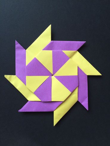 origami pinwheel