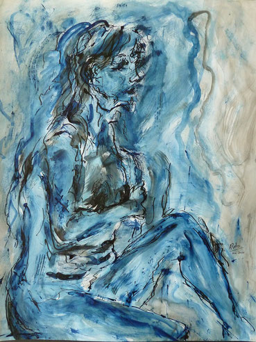 [Femme bleu-noir]. ARob 2010