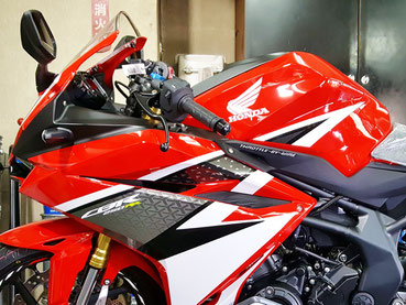 ＣＢＲ２５０ＲＲガラスコーティング後のサイド