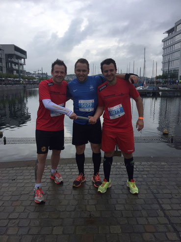 Runnerlicious-Halbmarathonstaffel: Micha, Siggi & Wladi