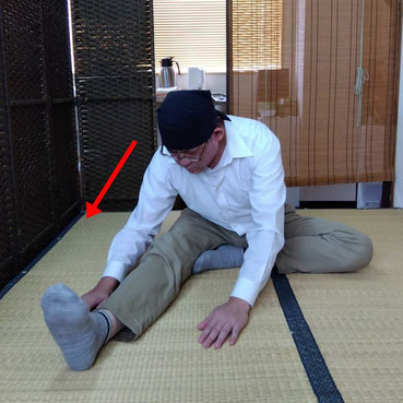 もものうしろ側を伸ばす