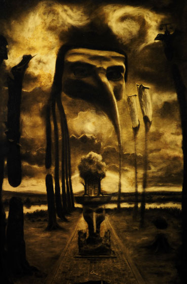 Maske - ein Bild aus den Anfängen von Stefan