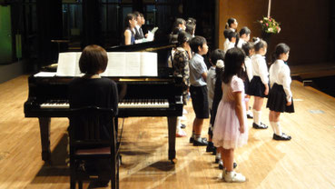 最後、全員で合唱の様子