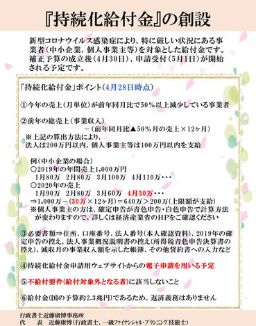 持続化給付金