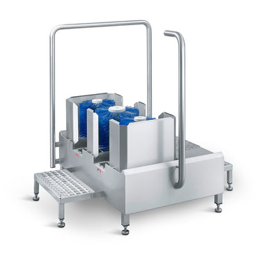 Durchlauf-Stiefelreinigungsmaschine