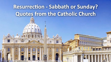Catholic church Sunday resurrection Sabbath