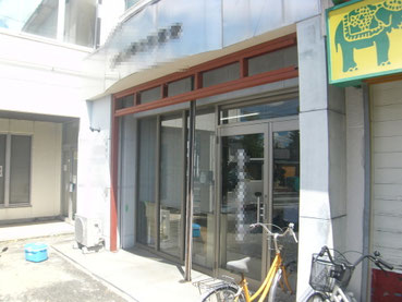 シャッター鉄骨下地：工事後
