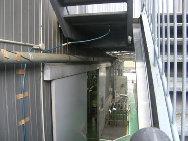 雨樋取替工事：工事前