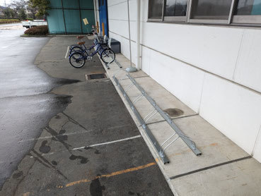 サイクルラック設置工事：工事後