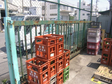 鉄製門扉新設工事：工事前