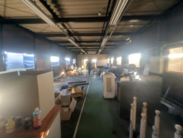 屋上建屋解体改修工事：工事前