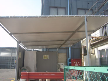 テント屋根改修工事：工事後