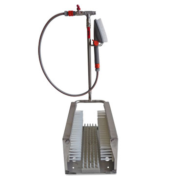 Lave-bottes installation sur grille 