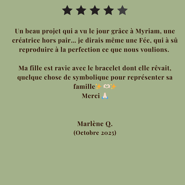 Avis client Google 5 étoiles Octobre 2025