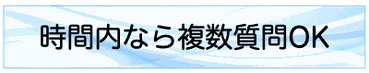 時間内なら複数質問OK