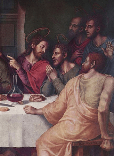 La última cena es una obra del pintor Juan de Juanes, pintada entre 1555 y 1562,​ empleando la técnica de pintura al óleo sobre una tabla de 116 × 191 cm.