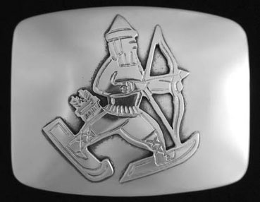 ULLR belt buckle