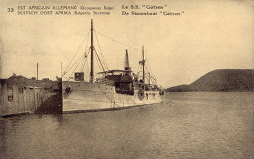 Historische Aufnahme der "Graf Goezen" aus dem Jahr 1915
