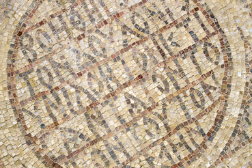 Antikes Mosaik in Israel