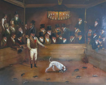 Bill the Ratcatcher, 1823, signed Henry Alken