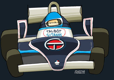 Patrick Tambay by Muneta & Cerracín