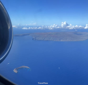 Molikini Krater vanuit de lucht