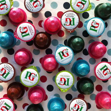 PG Tips Capsules tea pods top tea blogger nespresso