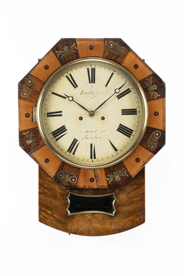 Drop Dial Clock von Uhrmacher Simon Tritschler, Schollach um 1850