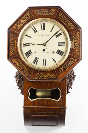 Schwarzwälder Hochzeitsuhr (Drop Dial Clock, England 19. Jahrhundert)