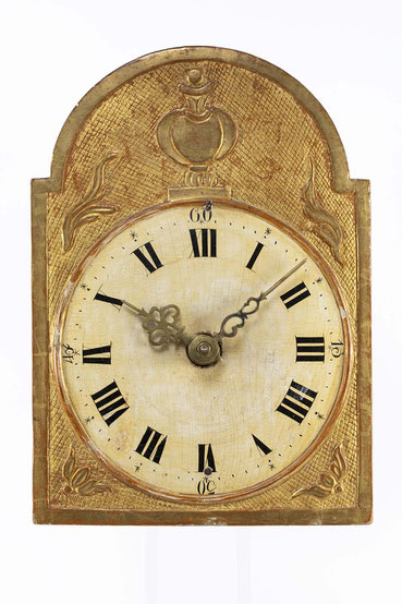 Uhrenschild von Joseph Schwerer, Maler in Neustadt im Schwarzwald, um 1830