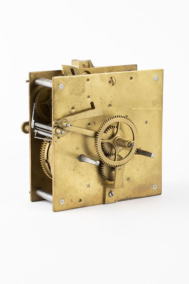 Uhrmacher Simon Trischler, 30-stündiges massives Uhrwerk, Schollach (Schwarzwald), um 1850