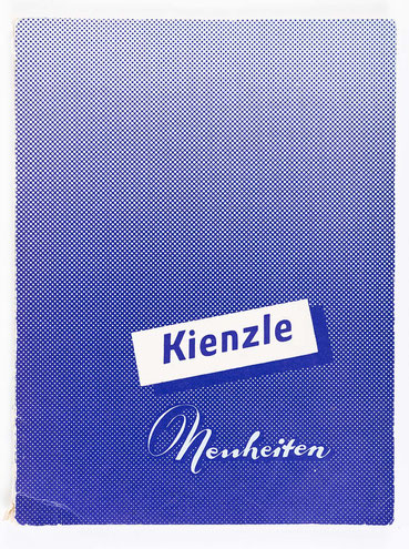 Titelblatt, Kienzle Uhrenfabrik, Neuheitenkatalog von 1962