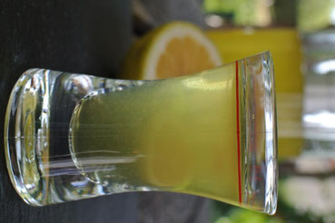 So entsteht bester Limoncello: Zitronenschale in Wodka ziehen lassen - thermomixrezepte