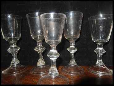 verres bourguignons XVIII° siècle
