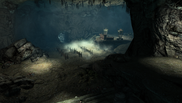 Heimeliger Dungeon, leider bewohnt.[Quelle: Bethesda]
