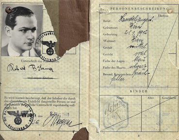 Pass v. Robert Böhmer ca. 1939