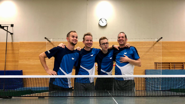 Tischtennismannschaft des Vereins GSBV Halle/S.