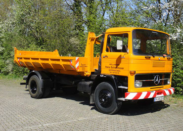 Oldtimer-Containerwagen Baujahr 1975