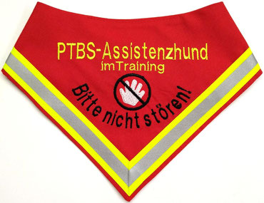 PTBS,PTSD, Halstuch, Assistenzhund, Posttraumatische Belastungsstörung