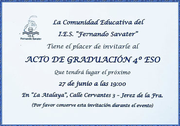 Pincha en la foto para ir a la galería de fotos de la Graduación 