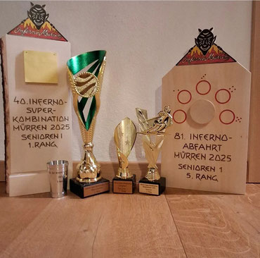 Gewinnerpokale von sportlichen Disziplinen