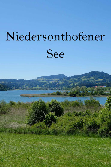 Niedersonthofener See: Rundweg, Parkplatz, Camping