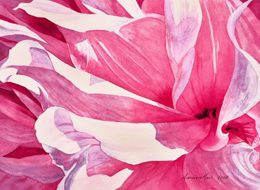 #dahlia#pink#artprint#watercolouroriginal#watercolororiginal#originalpainting#gloriamoutartist
